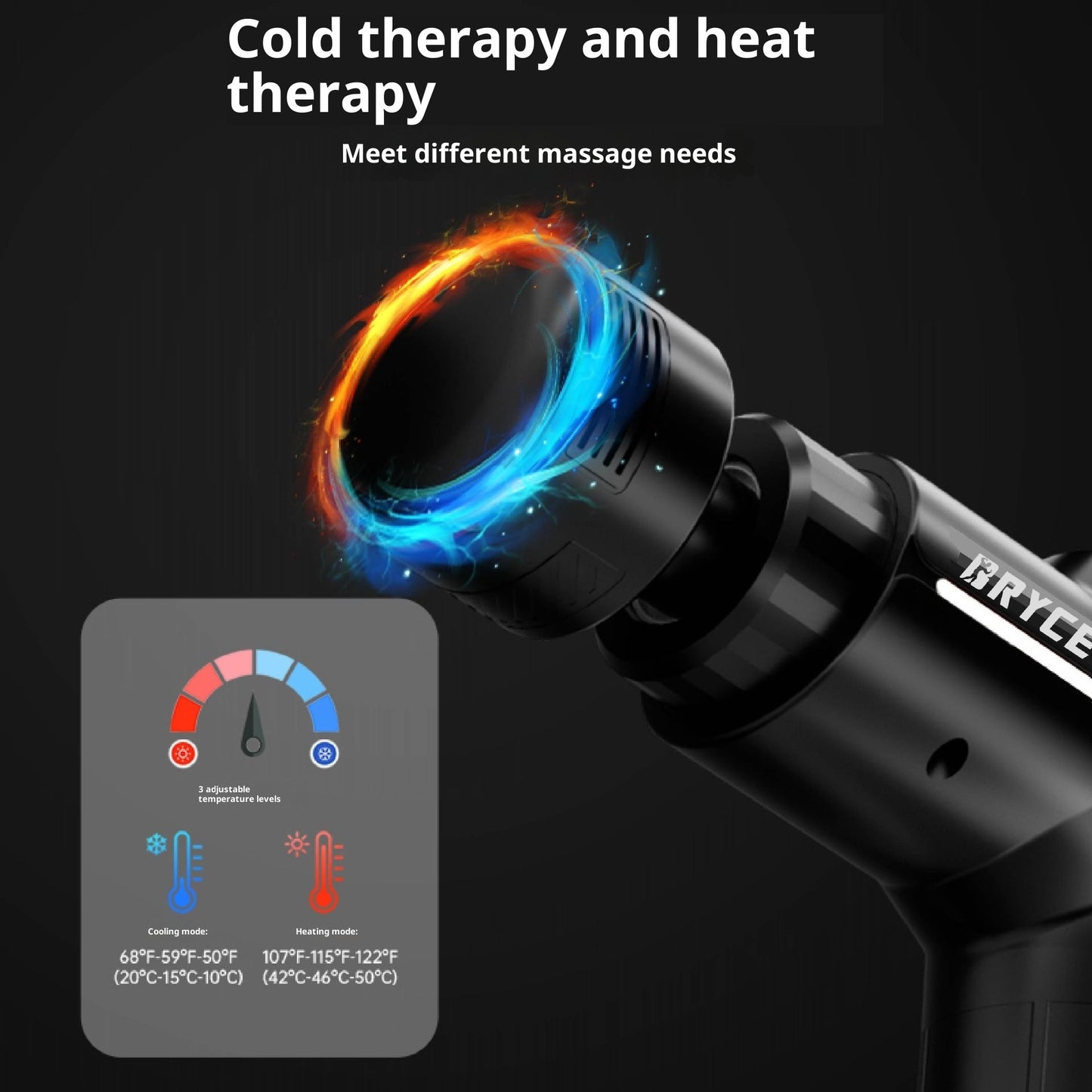FITOne Pro Hot & Cold Recovery Massage Gun