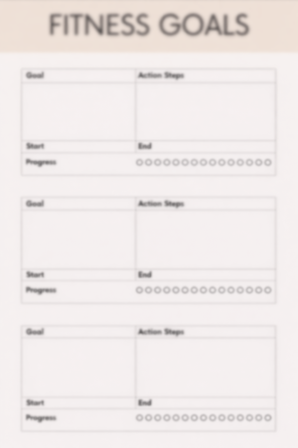 FITOne Fitness Planner